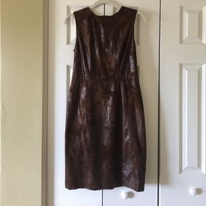 Vince Camuto faux suede dress (Sz 6)